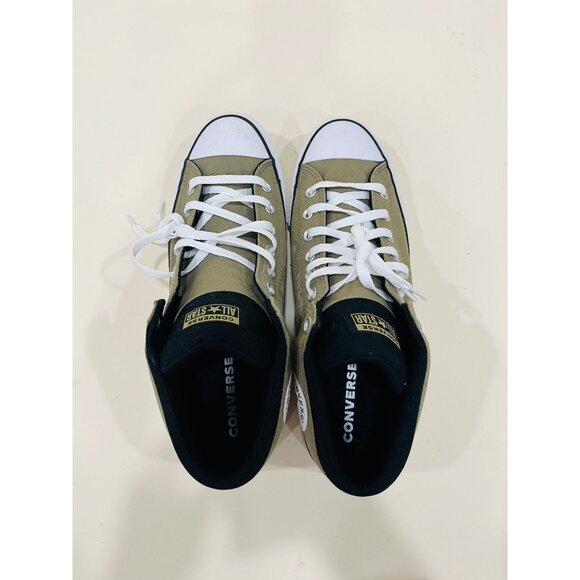 Converse Men's 12 Olive Green Chuck Taylor High Top Sneaker - Picture 2 of 5